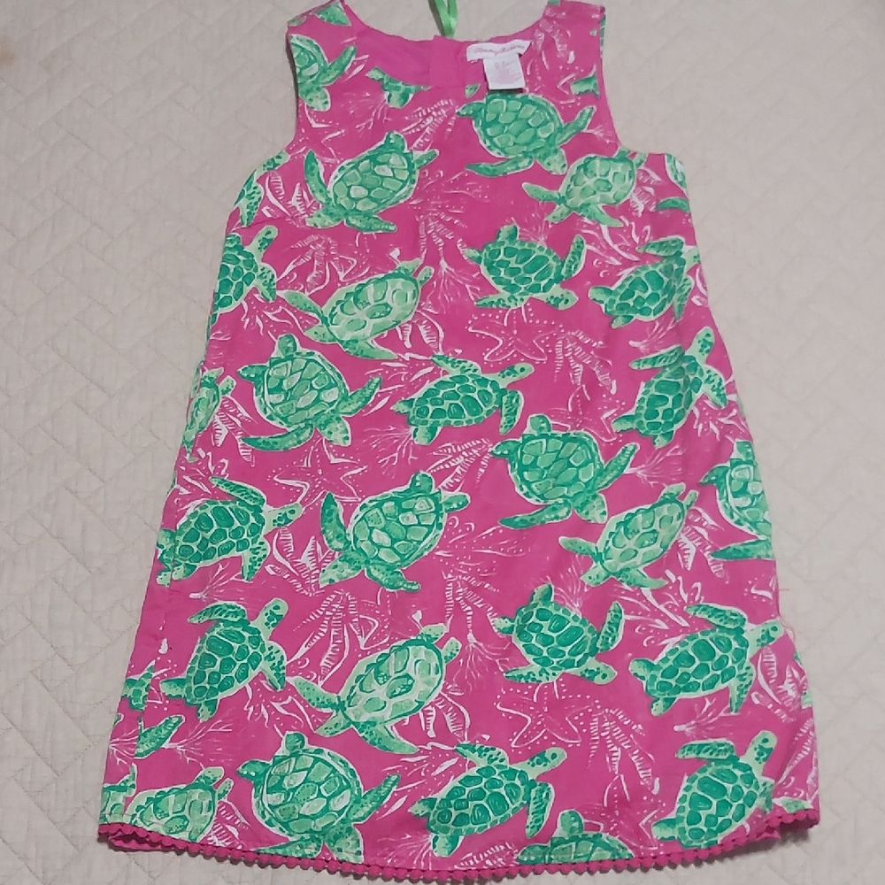 Tommy Bahama Pink and Green Kids Dress